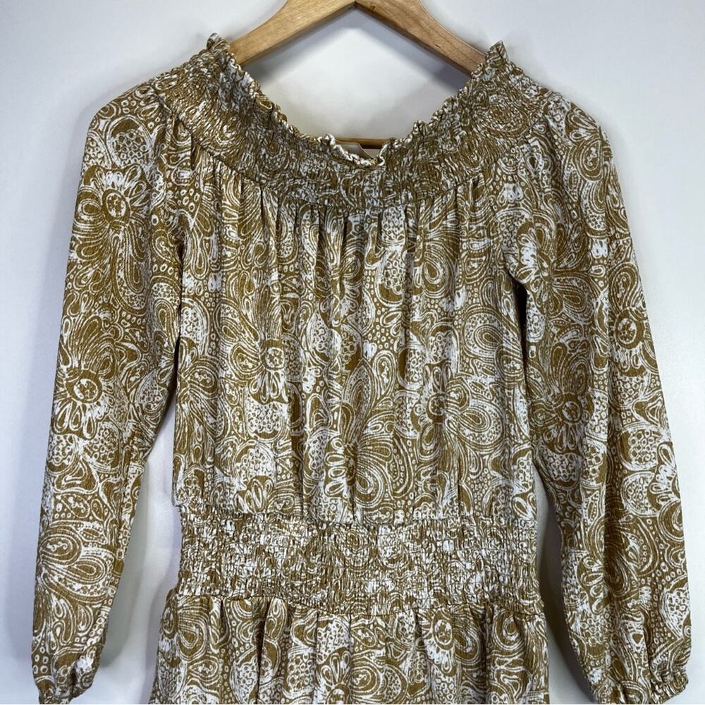 Michael Kors Daytime paisley mini dress khaki - S - Picture 8 of 12